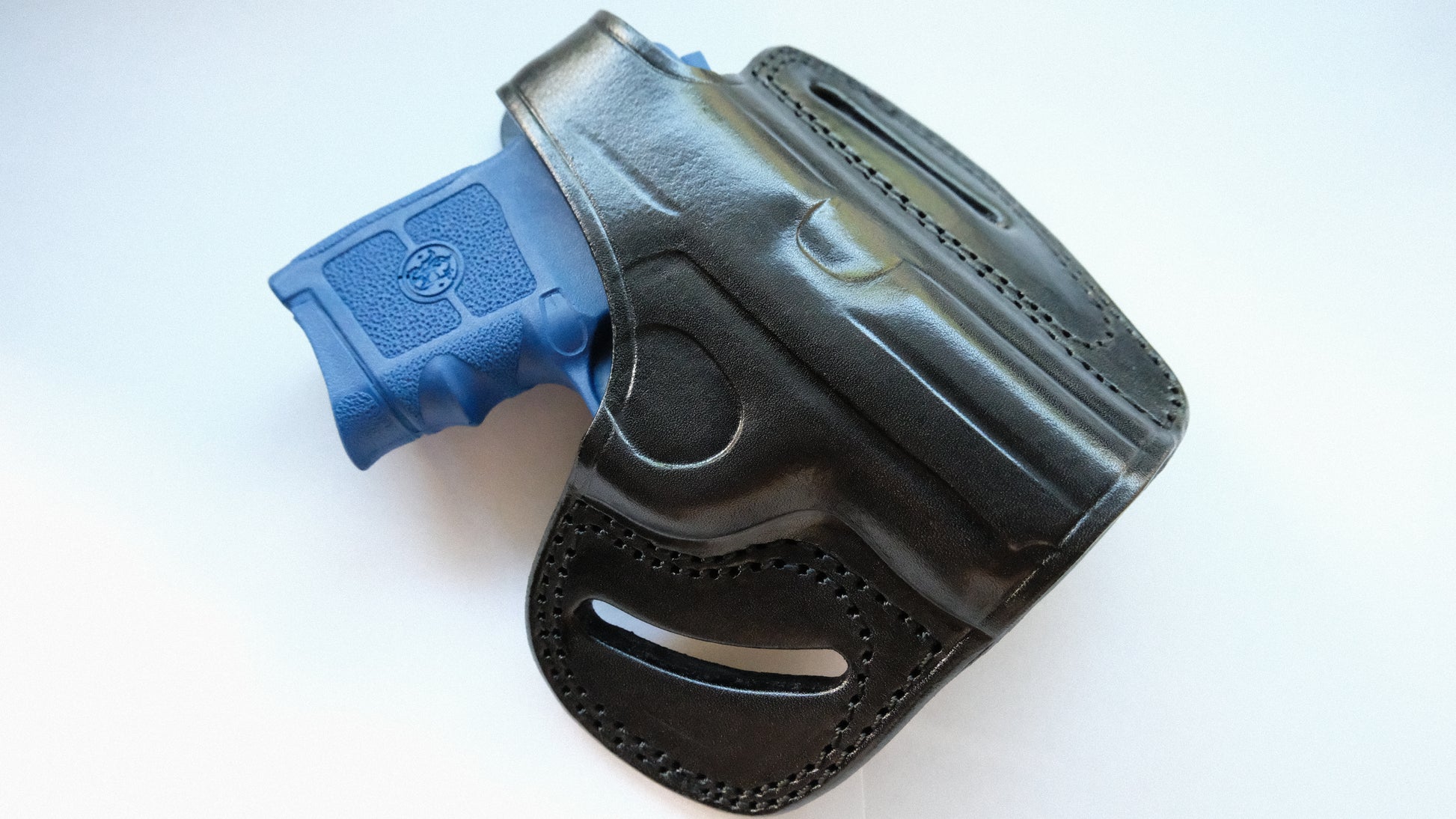  Cal38 Leather Belt OWB Holster For Smith & Wesson M&P 380 Bodygaurd