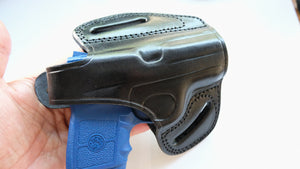  Cal38 Leather Belt OWB Holster For Smith & Wesson M&P 380 Bodygaurd