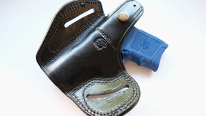  Cal38 Leather Belt OWB Holster For Smith & Wesson M&P 380 Bodygaurd
