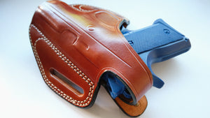 Cal38 Leather Belt OWB Holster For CZ 2075 Rami