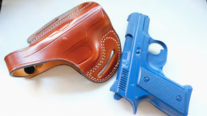 Cal38 Leather Belt OWB Holster For CZ 2075 Rami