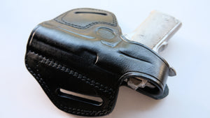 Cal38 Leather Belt Holster For Browning 1911-380 Black Label