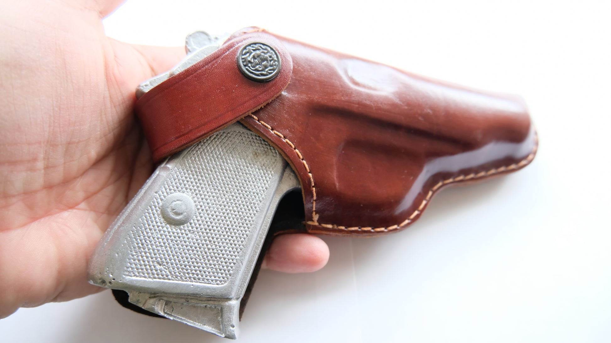  Cal38 Leather Belt Holster for Walther PP Series