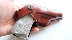  Cal38 Leather Belt Holster for Walther PP Series