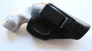 Leather IWB Holster For Smith and Wesson J Frame With Hammer 