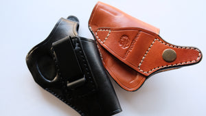 Leather IWB Holster For Smith and Wesson J Frame With Hammer 