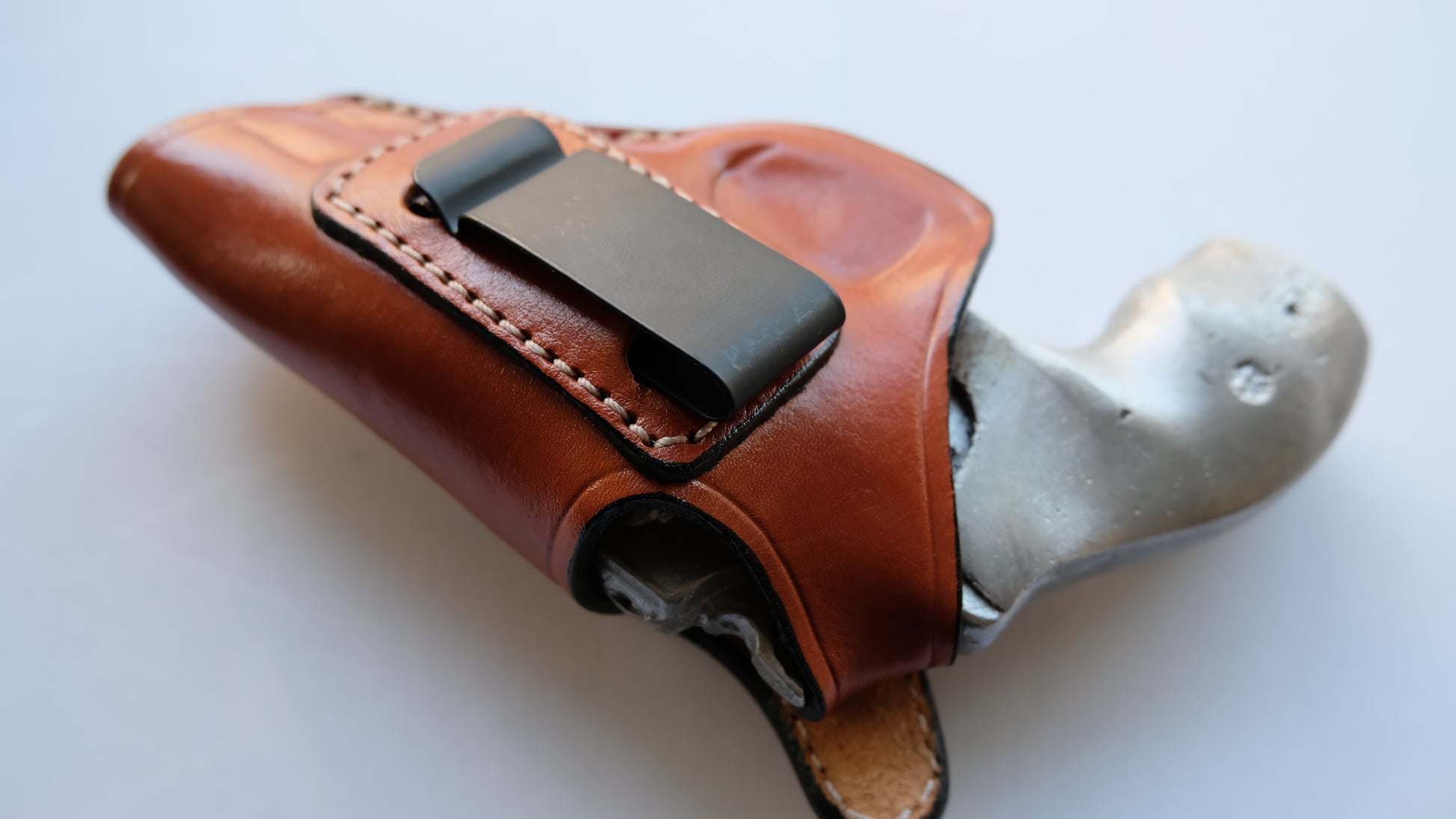 Leather IWB Holster For Smith and Wesson J Frame With Hammer 