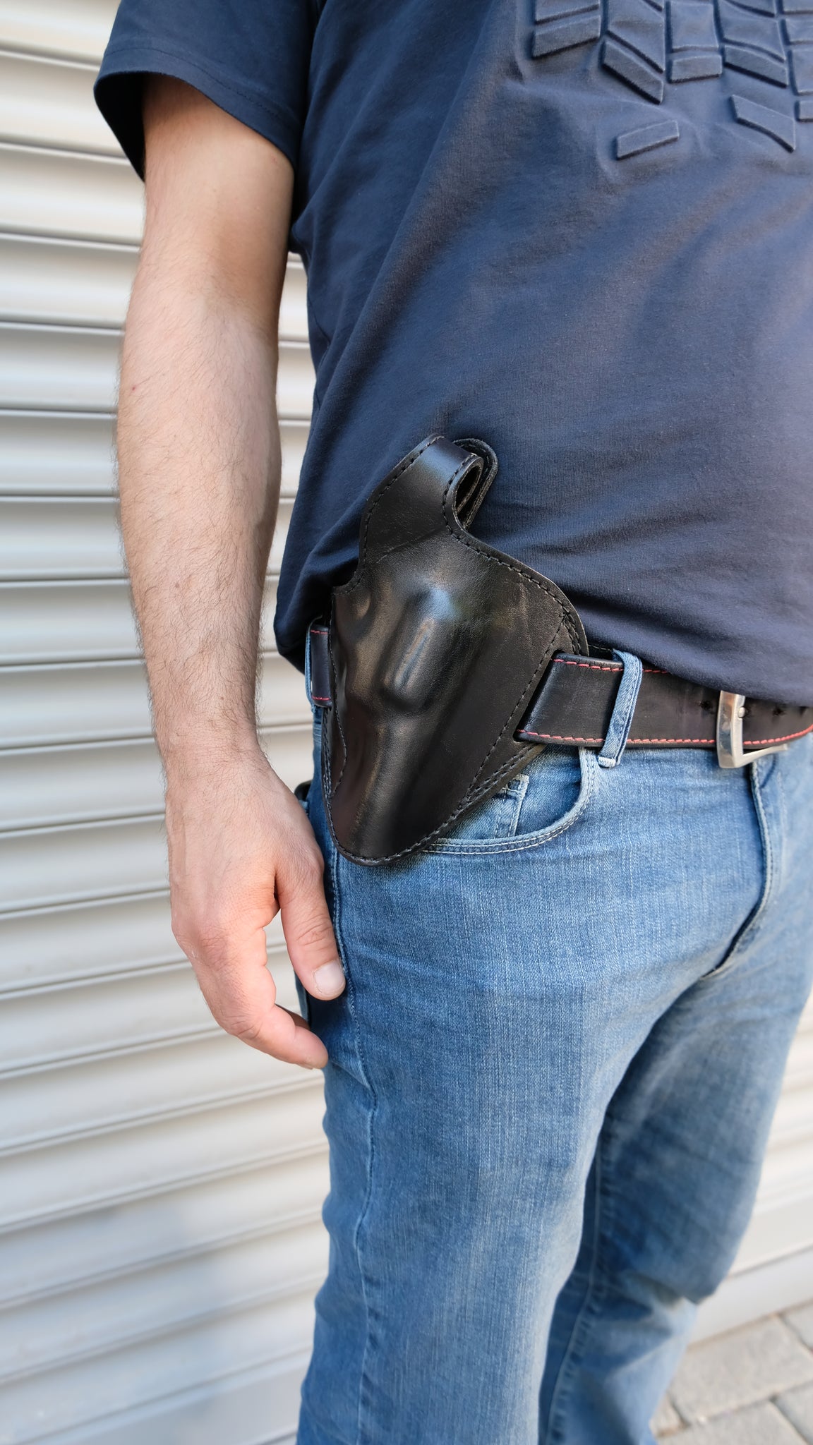 Leather Belt Holster Fits Taurus 856 Defender, 605 3 Inch, 692, 82 - Thumb Break - Canada Leather Belt Holster Fits Taurus 856 Defender, 605 3 Inch, 692, 82 - Thumb Break - Canada