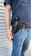 Load image into Gallery viewer, Leather Belt owb belt Holster For Taurus 605 357 Magnum 3 inch Barrel