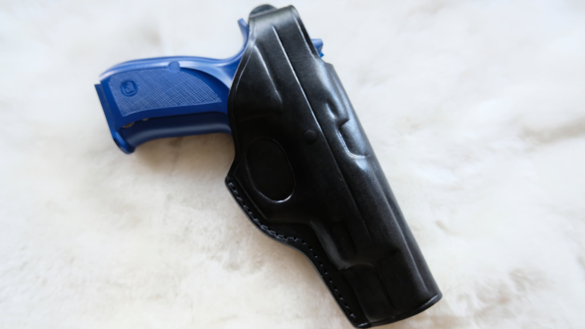 Leather Belt Holster For Cz 75,75B