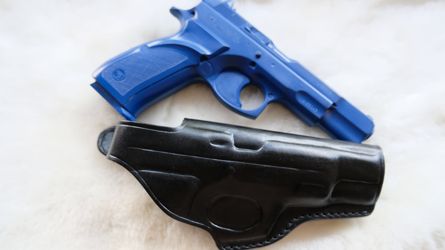 Leather Belt Holster For Cz 75,75B