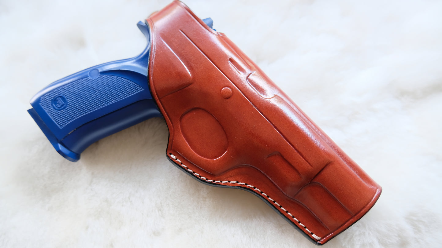 Leather Belt Holster For Cz 75,75B