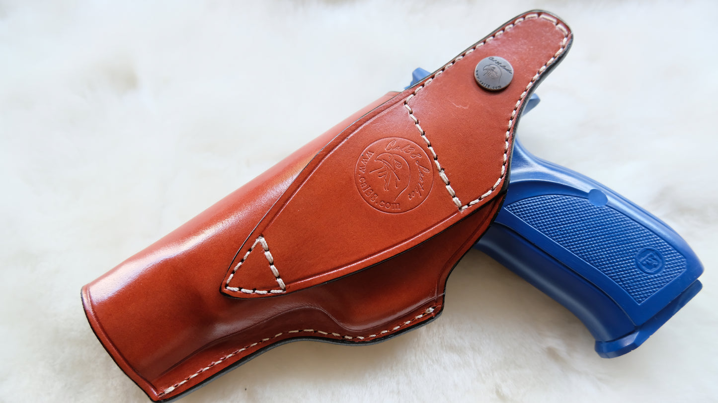 Leather Belt Holster For Cz 75,75B