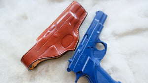 Leather Belt Holster For Cz 75,75B