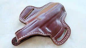  Cal38FN FN Model 1910 Short Barrel Leather Belt Custom Holster