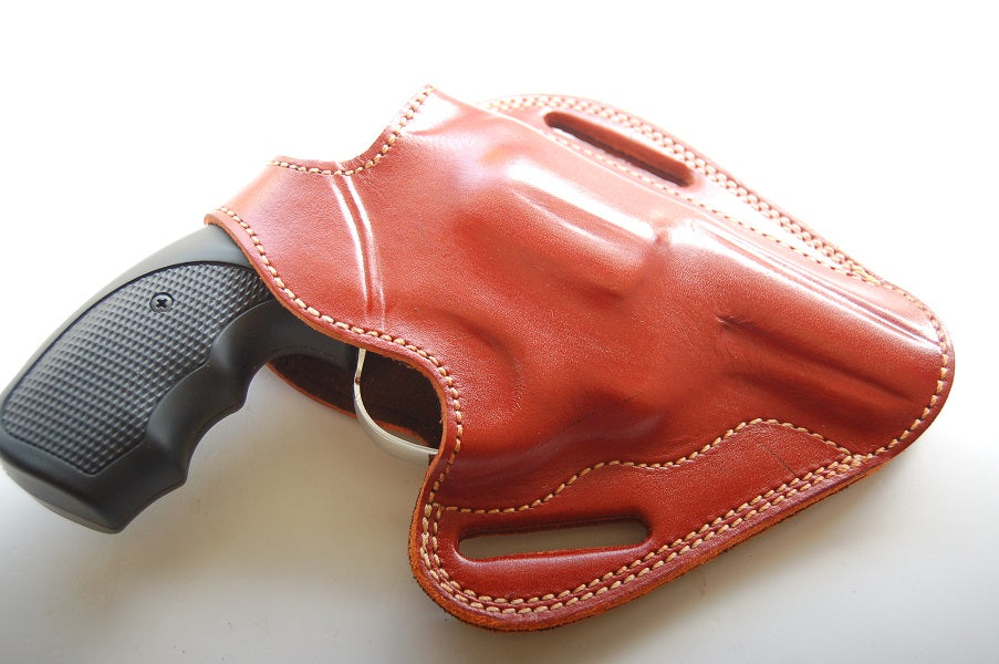 Cal38 | Leather Belt owb Holster For Taurus 38 special 3 barrel  