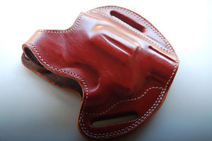 Leather Belt owb Holster For  EAA Windicator 38 Special 2 inch Barrel