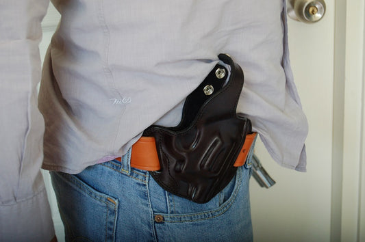 Leather Belt OWV Holster For  EAA Windicator 38 Special 2 inch Barrel