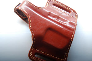 Cal38 | Leather Belt owb Holster For Heckler & Koch usp compact 40SW