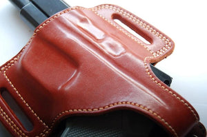 Cal38 | Leather Belt owb Holster For Heckler & Koch usp compact 40SW
