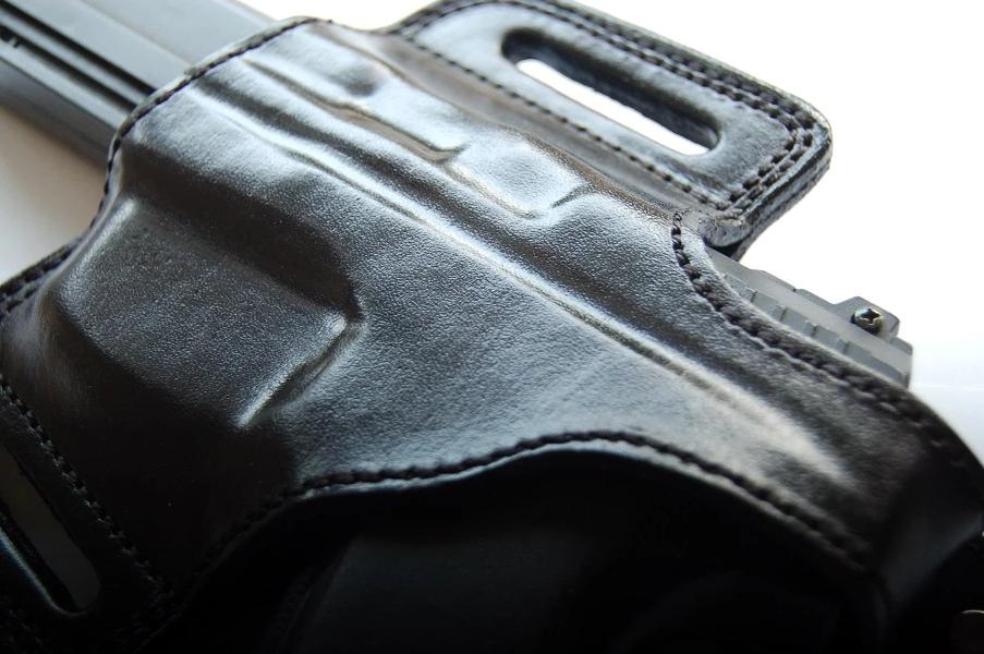 Cal38 | Leather Belt owb Holster For Heckler & Koch usp compact 40SW