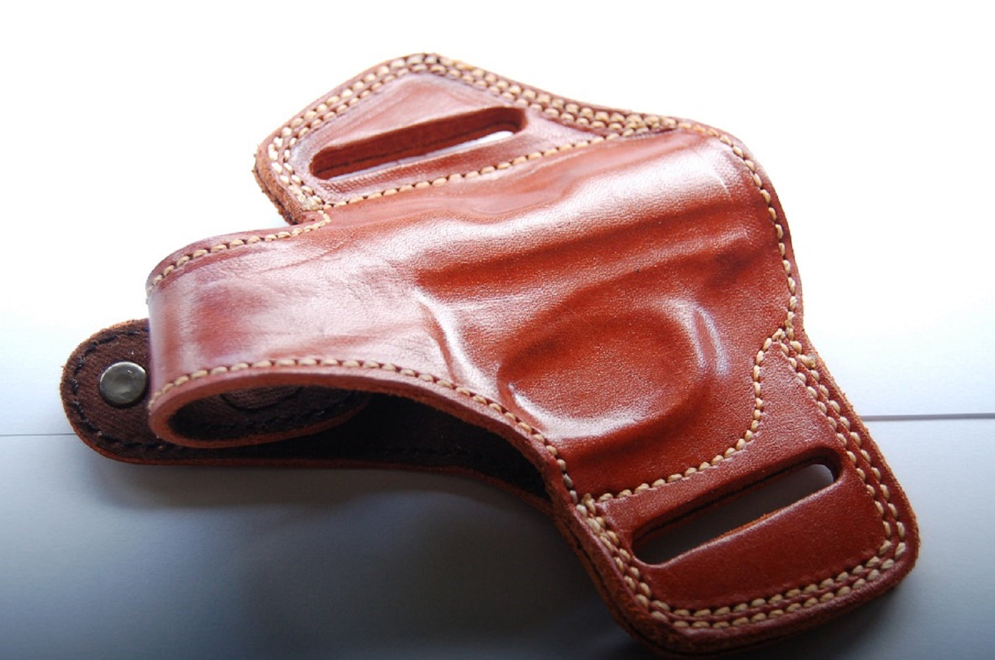 Cal38 | Leather Belt owb Holster Colt Mustang 380 Pocketlite