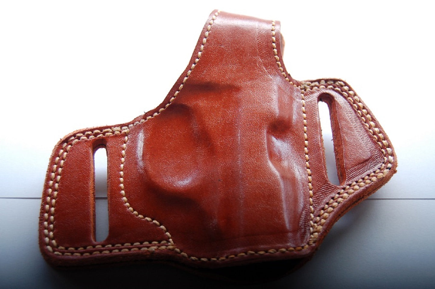 Cal38 | Leather Belt owb Holster Colt Mustang 380 Pocketlite