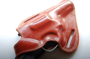 Leather Belt owb belt Holster For Taurus 605 357 Magnum 3 inch Barrel