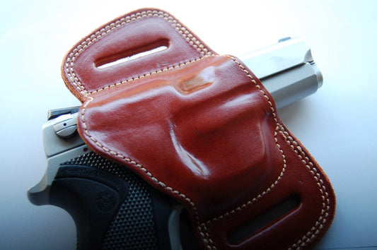 Leather Belt Slide Holster For Smith and Wesson 6906