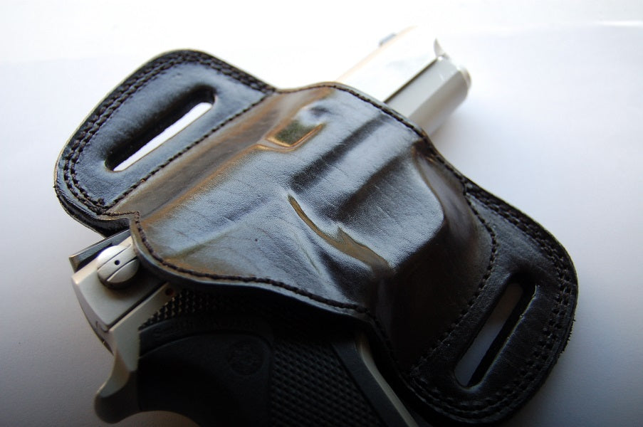 Leather Belt Slide Holster For Smith and Wesson 6906