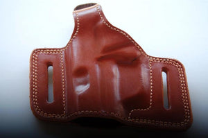 Cal38 Leather Belt Thumb Break Holster For Beretta 80,81FS