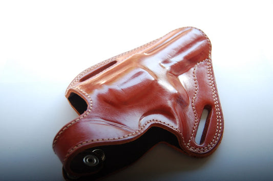 Cal38 Leather Belt Holster for Taurus Tracker 44 Magnum 4" Barrel