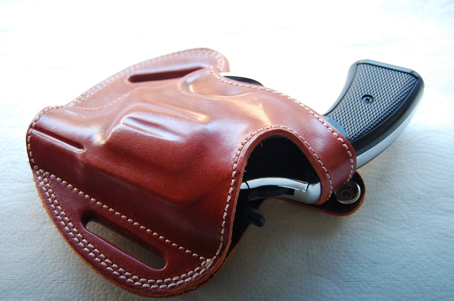 Leather Belt owb Holster for Colt Cobra 38 Special Revolver 2 inch