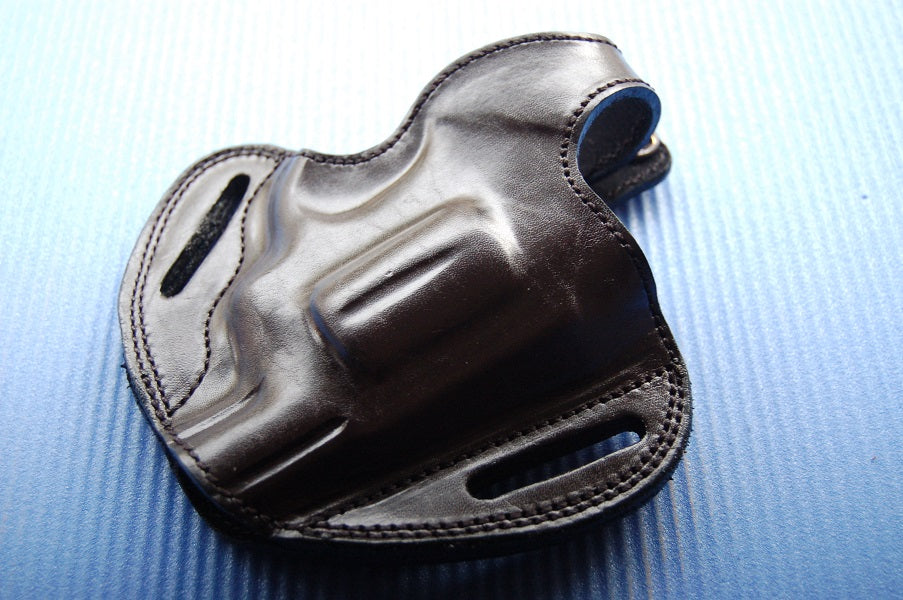 Handcrafted Leather Belt owb Holster For Taurus 605 357 Magnum Snub Nose Revolver