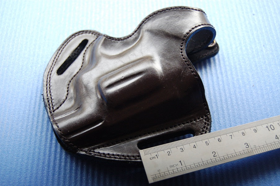 Handcrafted Leather Belt owb Holster For Taurus 605 357 Magnum Snub Nose Revolver