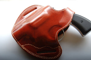 Leather Belt owb Holster For  EAA Windicator 38 Special 2 inch Barrel