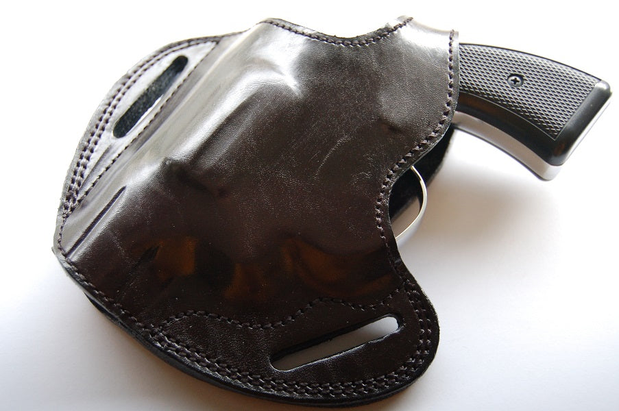 Leather Belt owb Holster For  EAA Windicator 38 Special 2 inch Barrel