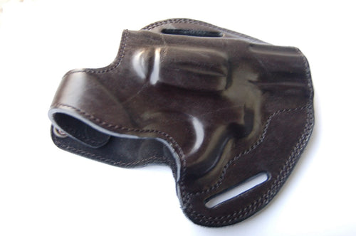 Cal38 Leather Holster for Smith and Wesson 44 Magnum Snub Nose Revolver