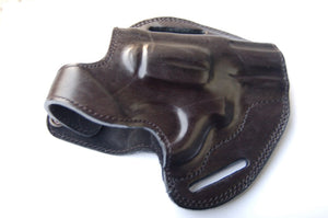 Cal38 Leather Holster for Smith and Wesson 44 Magnum Snub Nose Revolver
