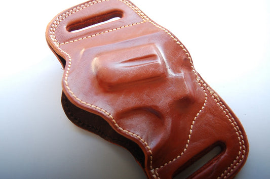 Handcrafted Leather Belt Slide Holster for Taurus 856 38 Special