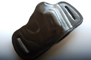 Leather Belt Slide Holster For Ruger SP 101 357 Magnum Snub Nose