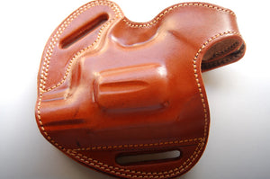 Handcrafted Leather Belt Holster for Ruger SP101 Standard .357 Magnum Revolver