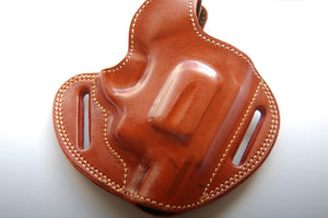 Handcrafted Leather Belt Holster for Ruger SP101 Standard .357 Magnum Revolver