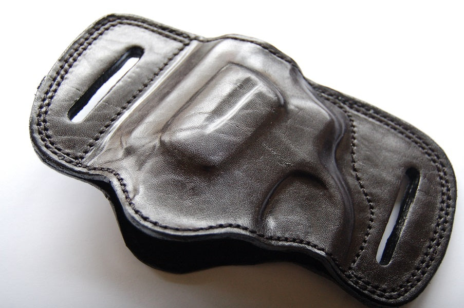 Handcrafted Leather Belt Slide Holster For Charter Arms Pitbull 40,45Acp Revolver