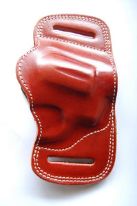Handcrafted Leather Belt Slide Holster For Charter Arms Pitbull 40,45Acp Revolver