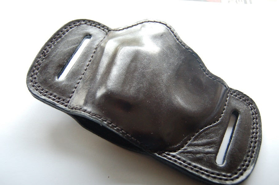 Handcrafted Leather Belt Slide Holster For Charter Arms Pitbull 40,45Acp Revolver