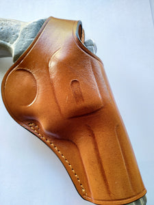 Cal38 | Leather Cross Draw Holster For Smith and Wesson 686 3 inch Barrel