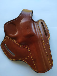 Leather Belt Holster for Smith and Wesson 38 Special ctg 4 Barrel (R.H)