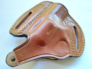 Leather Belt owb Holster For Smith and Wesson Model 36 38 special (R.H)