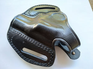 Leather Belt owb Holster For Smith and Wesson Model 36 38 special (R.H)